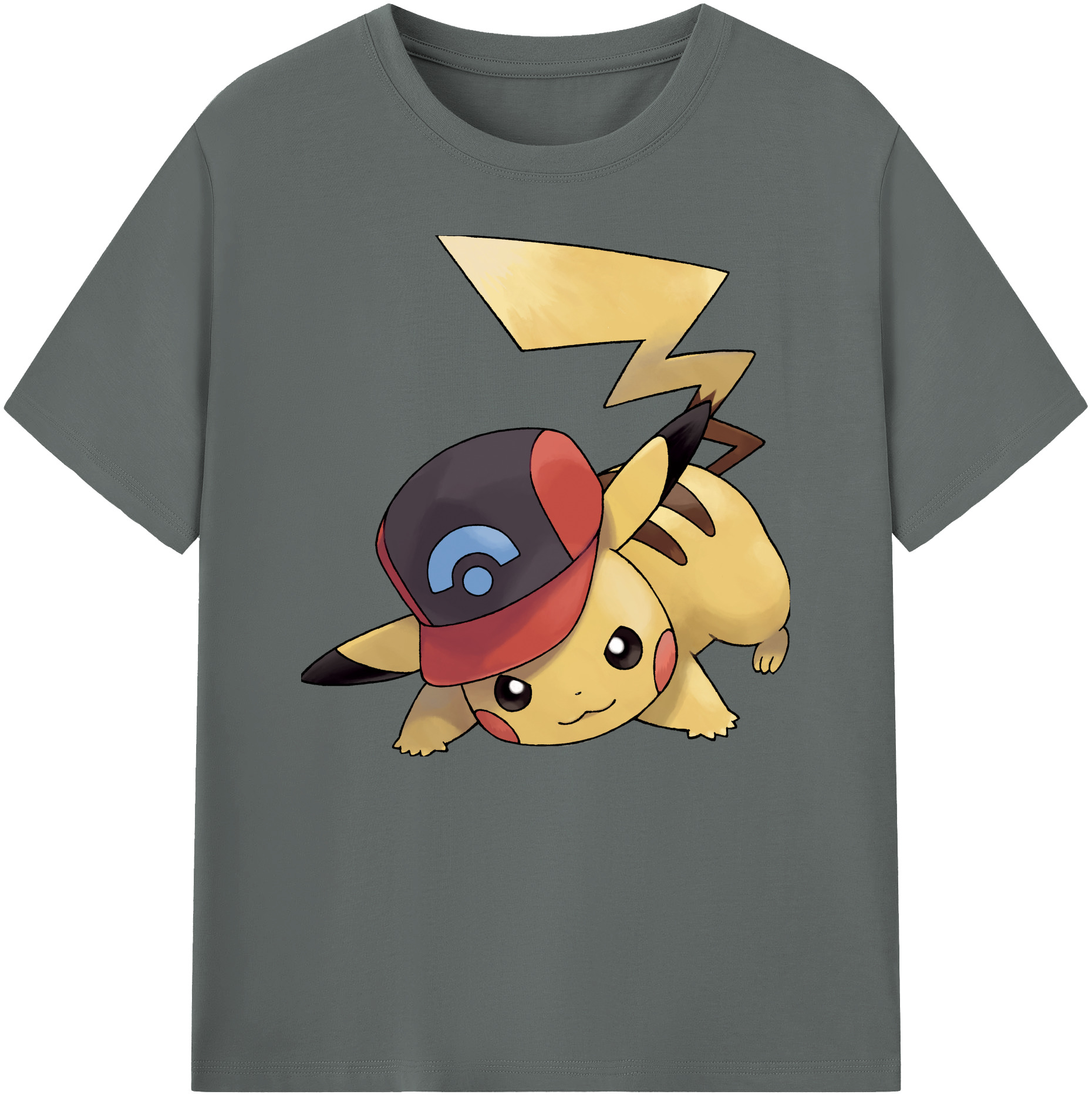 （画像用） ポケットモンスター Pokémon 綿100％ メンズ半袖Tシャツ｜肌触りやわらか＆通気性